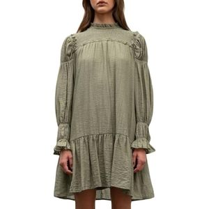MOON RIVER - Olive Green Fall Dress